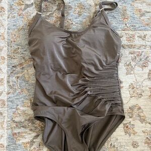 Calvin Klein Brown One-Piece Swimsuit